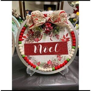 Noel Decorative Handmade Christmas Sign